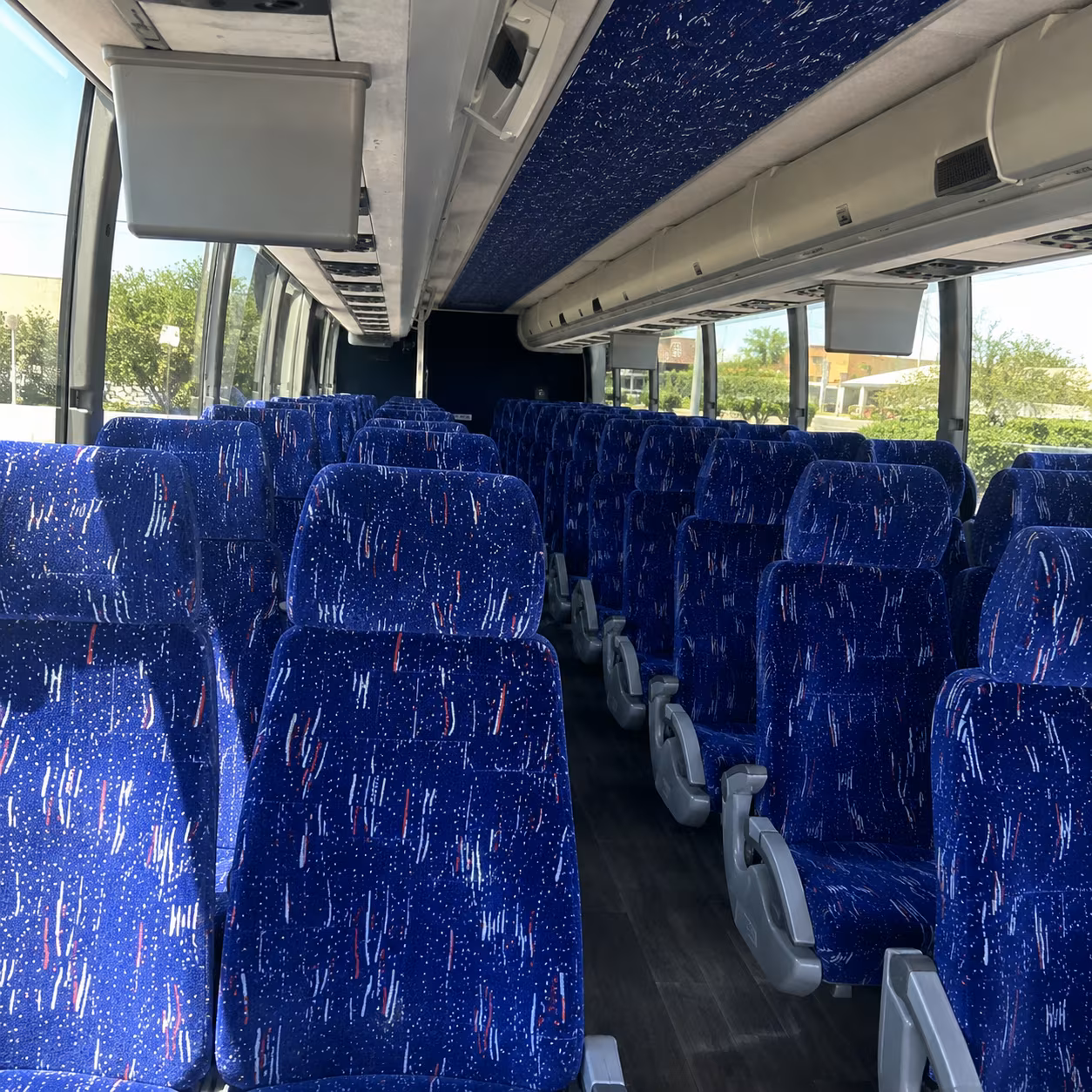 40-56 Passenger Charter Bus Inside