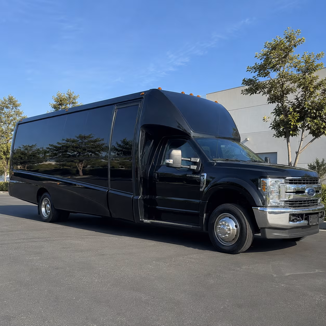 Interior of a party bus rental serving Vallejo