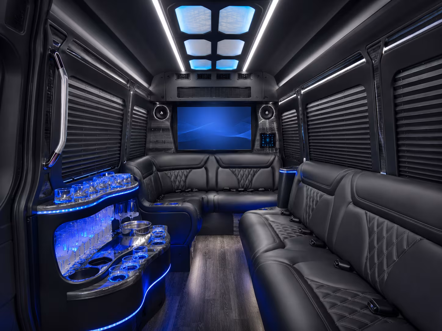 Vallejo Airport Shuttle & Transportation party bus exterior