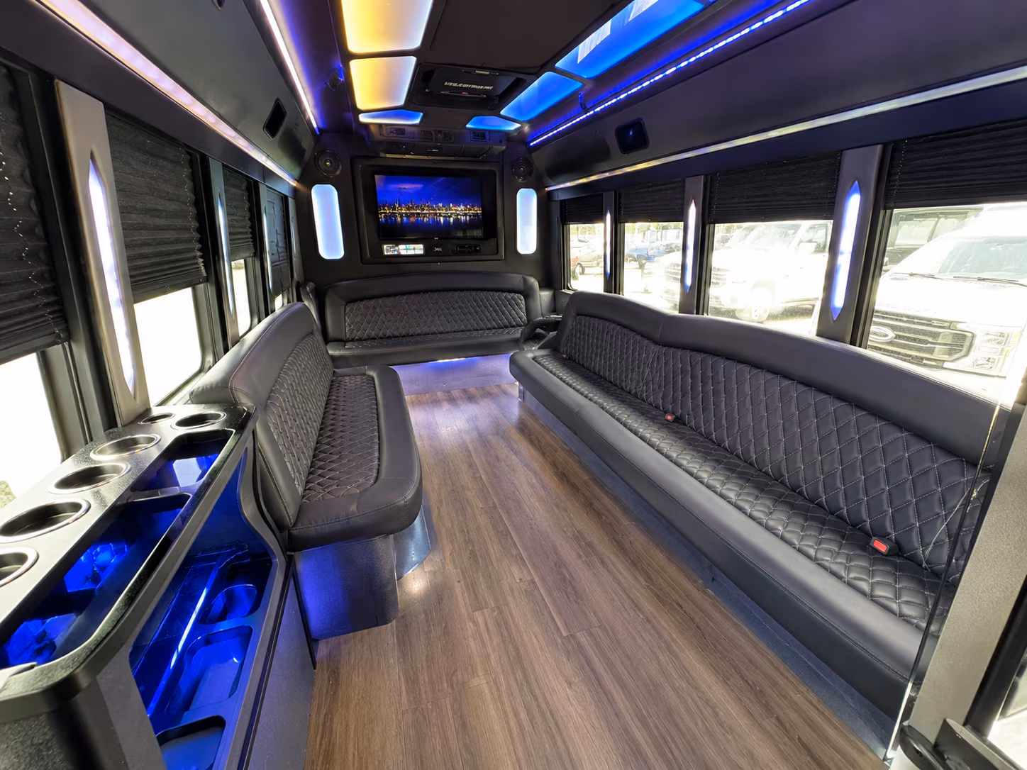 Vallejo Concert & Music Festival Transportation party bus exterior
