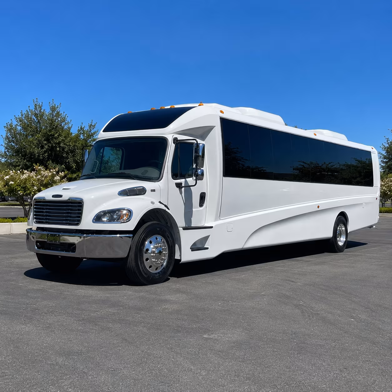 Vallejo Corporate Transportation party bus exterior