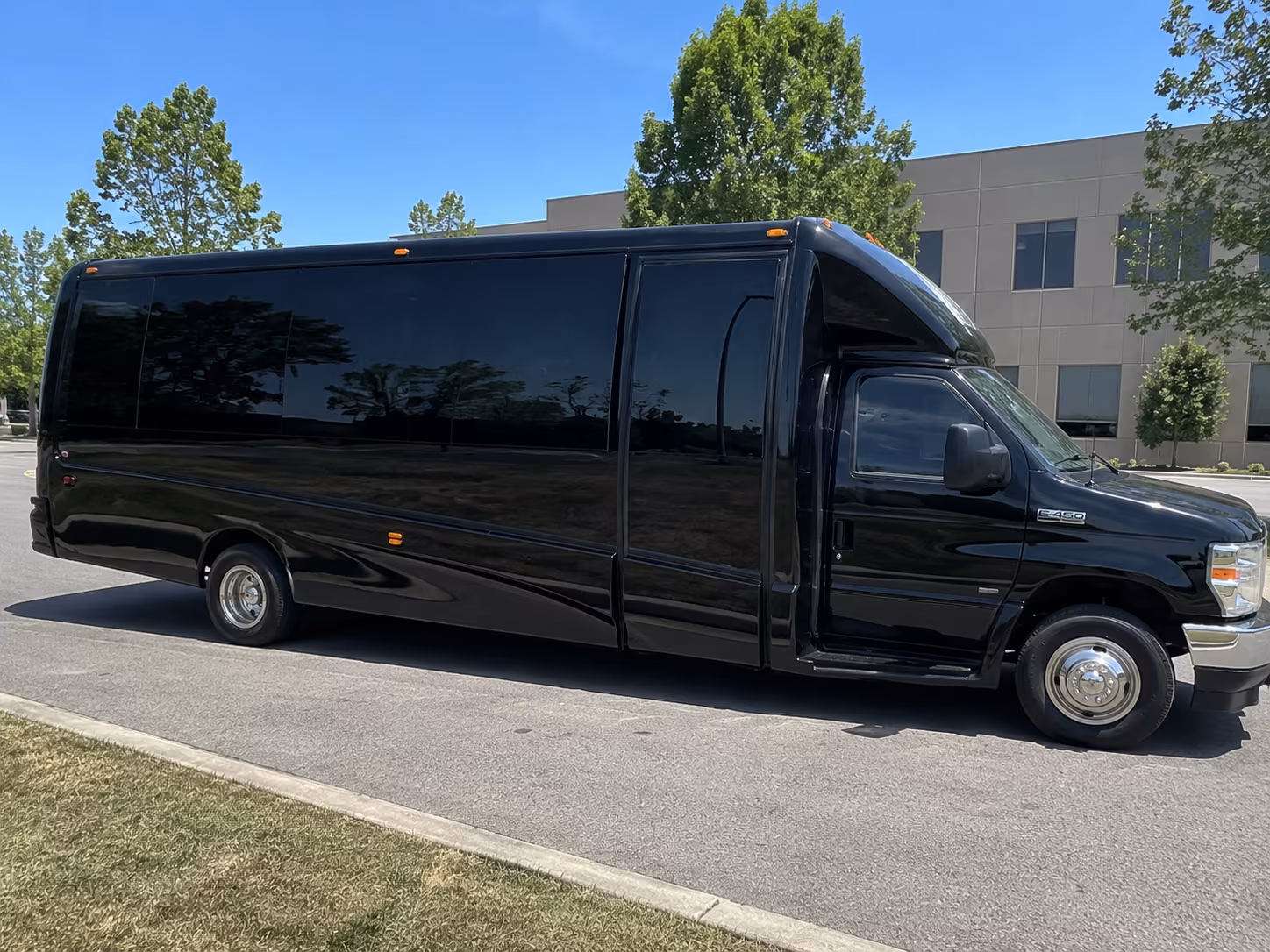 Vallejo Private Event Transportation party bus exterior