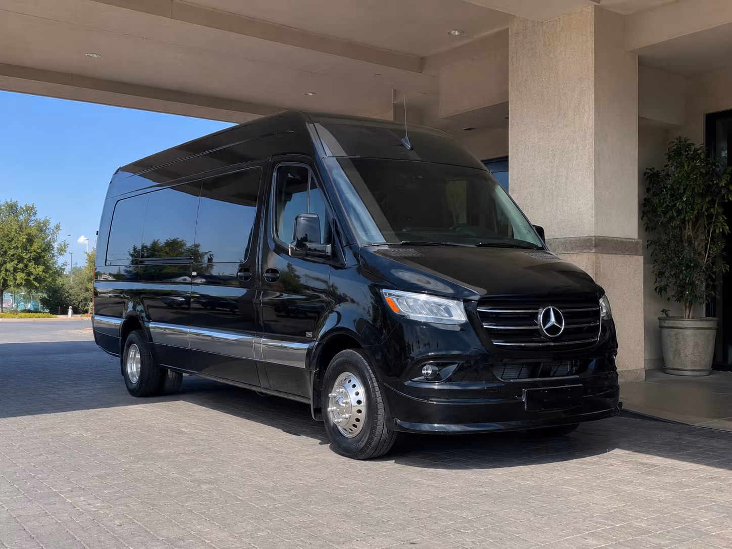 Vallejo School Event Transportation party bus exterior