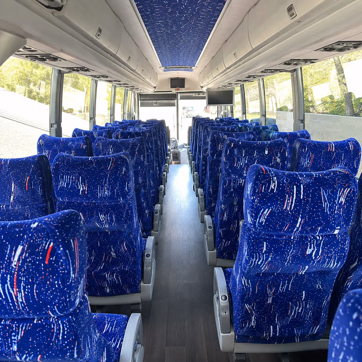 Vallejo School Event Transportation party bus exterior