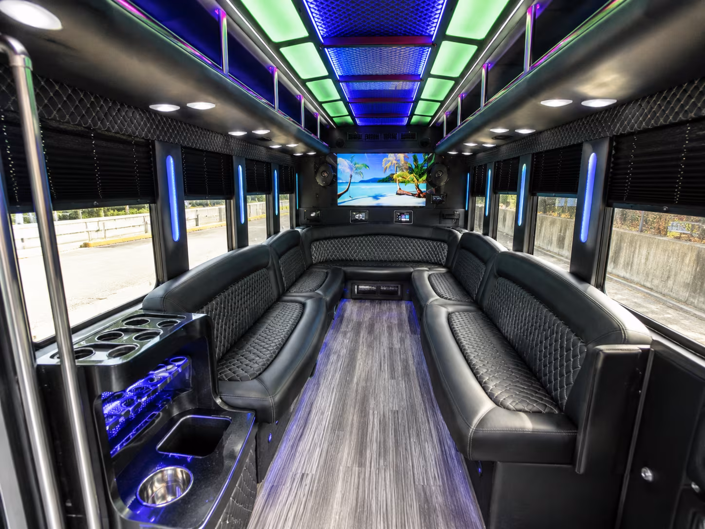 Vallejo Sporting Event Transportation onboard seating