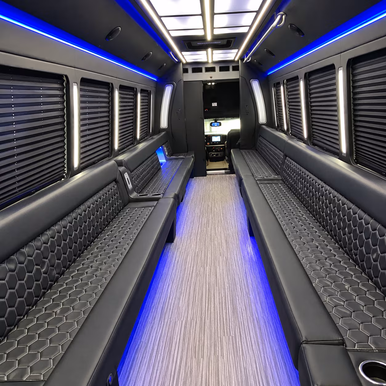 Vallejo Wedding Transportation party bus exterior