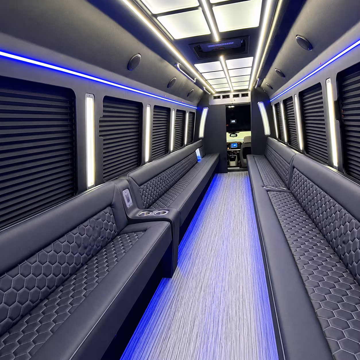 Vallejo Wedding Transportation onboard seating