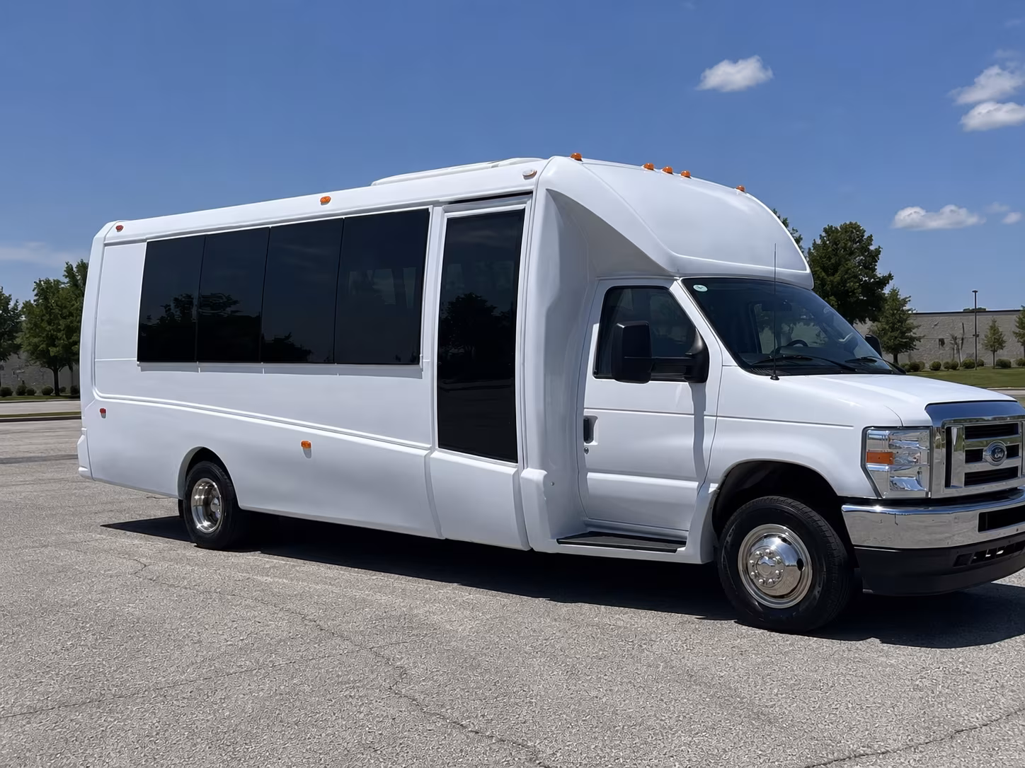 Vallejo Wedding Transportation party bus exterior