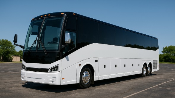 Exterior of Vallejo Party Bus Company's 40 Passenger Party Bus in Novato